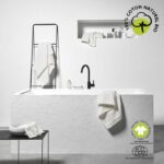 Maxi bath towel - TODAY - 90 x 150 cm - Cotton - Organic Chalk - Image 2