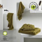 Maxi bath sheet - TODAY - 90 x 150 cm - Cotton - Organic Bronze - Image 2