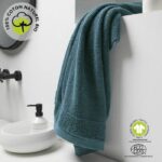 Maxi bath towel - TODAY - 90 x 150 cm - Cotton - Organic Peacock