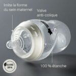 TOMMEE TIPPEE - Pack of 6 Closer to Nature bottles - Anti-Colic valve teat - 260ml - Multicolor - Image 6