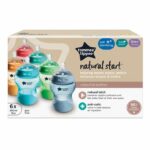 Tommee Tippee - Pack of 6 Closer to Nature bottles - Anti-Colic valve teat - 260ml - Fluorescent multicolour - Image 2