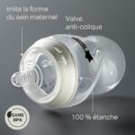 Tommee Tippee - Pack of 6 Closer to Nature bottles - Anti-Colic valve teat - 260ml - Fluorescent multicolour - Image 5