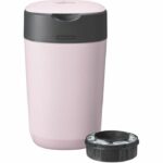 Tommee Tippee Twist & Click Diaper Bin - Pink