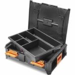 Compartmentalized insert - TOOD - 5 fixed compartments - For professional box - Nestable - 40x30x7 cm - Image 2