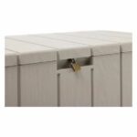 BRAVO garden chest - Resin - Toomax - Taupe - Capacity 270L - 117.5 x 45 x 56 cm - Image 3