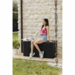 BRAVO garden chest - Resin - Capacity 270L - Anthracite - Image 4