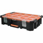 Organizer case - TOOD - 12 removable compartments - Transparent lid - 53x37x13 cm