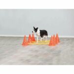 TRIXIE Set of 3 Obstacle activities - Ø 23 × 30 cm - 78 cm - Orange and yellow - For dog – Bild 5