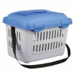 TRIXIE Transport Box - Midi-Capri 44 × 33 × 32 cm - Front opening - Ventilation slots - Handle - Max weight 11 kg