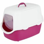 TRIXIE Vico litter box - Lid - 40 × 40 × 56 cm - Berry and white – Bild 2