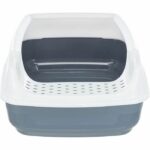 TRIXIE Delio litter box - Rim - 38 × 20 × 50 cm - Gray and white print - Image 3