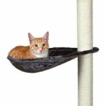 Hamac trixie - XL nest for scratch for cat -gray catinium plush Ø 40 cm