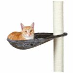 Hamac trixie - XL nest for scratch for cat -gray catinium plush Ø 40 cm - Image 3