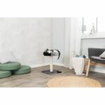 TRIXIE Tarifa Cat tree Height 52 cm gray and black plush and natural sisal - Image 3