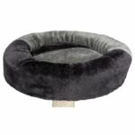TRIXIE Tarifa Cat tree Height 52 cm gray and black plush and natural sisal - Image 6