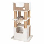 Trixie XXL Lucano Cat Tree - 110 cm - White/Taupe - Image 2