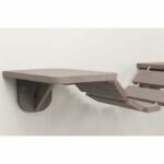 TRIXIE Climbing ladder for wall mounting - 150 x 30 cm - Taupe - For cats