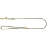 TRIXIE Soft Rope leash - SXL: 1m - ø 10 mm - Gray and light gray