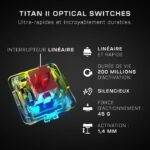 Optical and mechanical PC gaming keyboard - TURTLE BEACH - Vulcan II Max - Black - Image 5