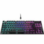 Compact mechanical RGB gaming keyboard - TURTLE BEACH - Vulcan TKL - Black