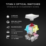 Turtle Beach Vulcan II Mini Wireless Optical Mechanical Gaming Keyboard - White - Image 6