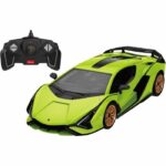 Lamborghini Sian Assembly Kit - TURBO CHALLENGE - Remote Control Car - Green - 1/18