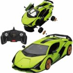 Lamborghini Sian Assembly Kit - TURBO CHALLENGE - Remote Control Car - Green - 1/18 - Image 3