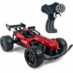 Remote Control Car - TURBO CHALLENGE - RX Car 89 093721 - Red - 1/12 - Rechargeable Battery and Batteries Included - Metal