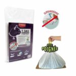 TYROL Set of 5 Bag litter box - Hardback - scratch resistant - 44 x 30 cm - for cat - Image 2
