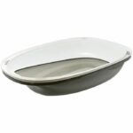 AIME Oval litter box with removable rim - 57 x 40 x 19 cm - For cats - Image 4