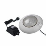 UBBINK white 350 led spotlight for wood pools