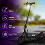Foldable electric scooter - URBANGLIDE - 100 MAX - 350W - 10 wheels - Adult - Black - Image 2