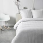 TODAY PRESTIGE TODAY BLATE - 240 x 260 cm - 2 people - 100% cotton satin - chalk