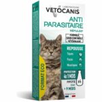VETOCANIS 4 Anti-flea and anti-tick pipettes - For Cat - 4x 1 month protection