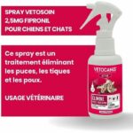VETOCANIS Anti-parasitic, anti-flea and anti-tick spray - 100 ml - For dogs and cats - Image 2