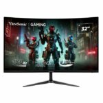 Curved PC Gaming Screen - VIEWSONIC VX3218 - PC - MHD - 32 FHD - VA Panel - 1 ms - 165Hz - DisplayPort - AMD FreeSync