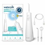 Waterpik WF-20 Pulse, Cordless Water Flosser, UFSBD Recommended, Rechargeable Water Jet, Removes Plaque, White