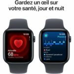 Apple Watch SE GPS - 44mm - Midnight Aluminum Case - Midnight Sport Band - S/M - Image 5