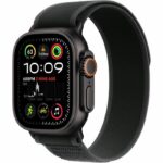 Apple Watch Ultra 2 GPS + Cellular - 49mm - Black Titanium case - Black Trail Loop strap - S/M
