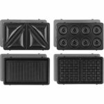 WEASY JOY600 - 4 in 1 sandwich maker - 4 interchangeable plates - 750W - Pilot light - Non-stick coating - Image 6