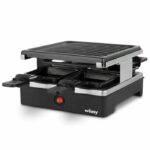 WEASY LUGA40 - Raclette and grill for 4 people - 600W - Non-stick coating - 19,7x19,7cm - Removable plate – Bild 2