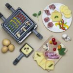 WEASY LUGA40 - Raclette and grill for 4 people - 600W - Non-stick coating - 19,7x19,7cm - Removable plate – Bild 5