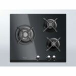 WHIRLPOOL AKT404NB Gas Cooktop - 3 burners - 6350W - L59 x D51cm - Tempered glass coating - Black – Bild 2