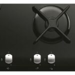 WHIRLPOOL AKT404NB Gas Cooktop - 3 burners - 6350W - L59 x D51cm - Tempered glass coating - Black – Bild 3