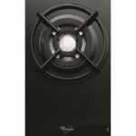 WHIRLPOOL AKT404NB Gas Cooktop - 3 burners - 6350W - L59 x D51cm - Tempered glass coating - Black – Bild 4