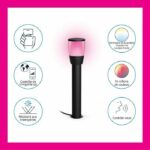 WIZ ELPAS 12V Outdoor Connected Terminal Starter Kit - Windmills - Aluminum - Integrated LED - Black - Image 2