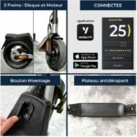 Electric scooter - YEEP.ME - 100a - 500W - 10'' - 10.4Ah - 40km - Indicators - 5 year warranty – Bild 6