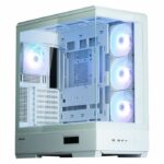 PC case - ZALMAN - P50 DS - Mid tower - ATX - White - 4 A-RGB fans - USB-C