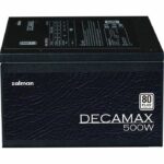 PC Power Supply - ZALMAN - DecaMax 500W - 80+ - Non-Modular - 120mm Fan - Black – Bild 2