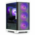 PC case without power supply - ZALMAN M4 ARGB (White) - Mid-tower - M-ATX format - Image 2